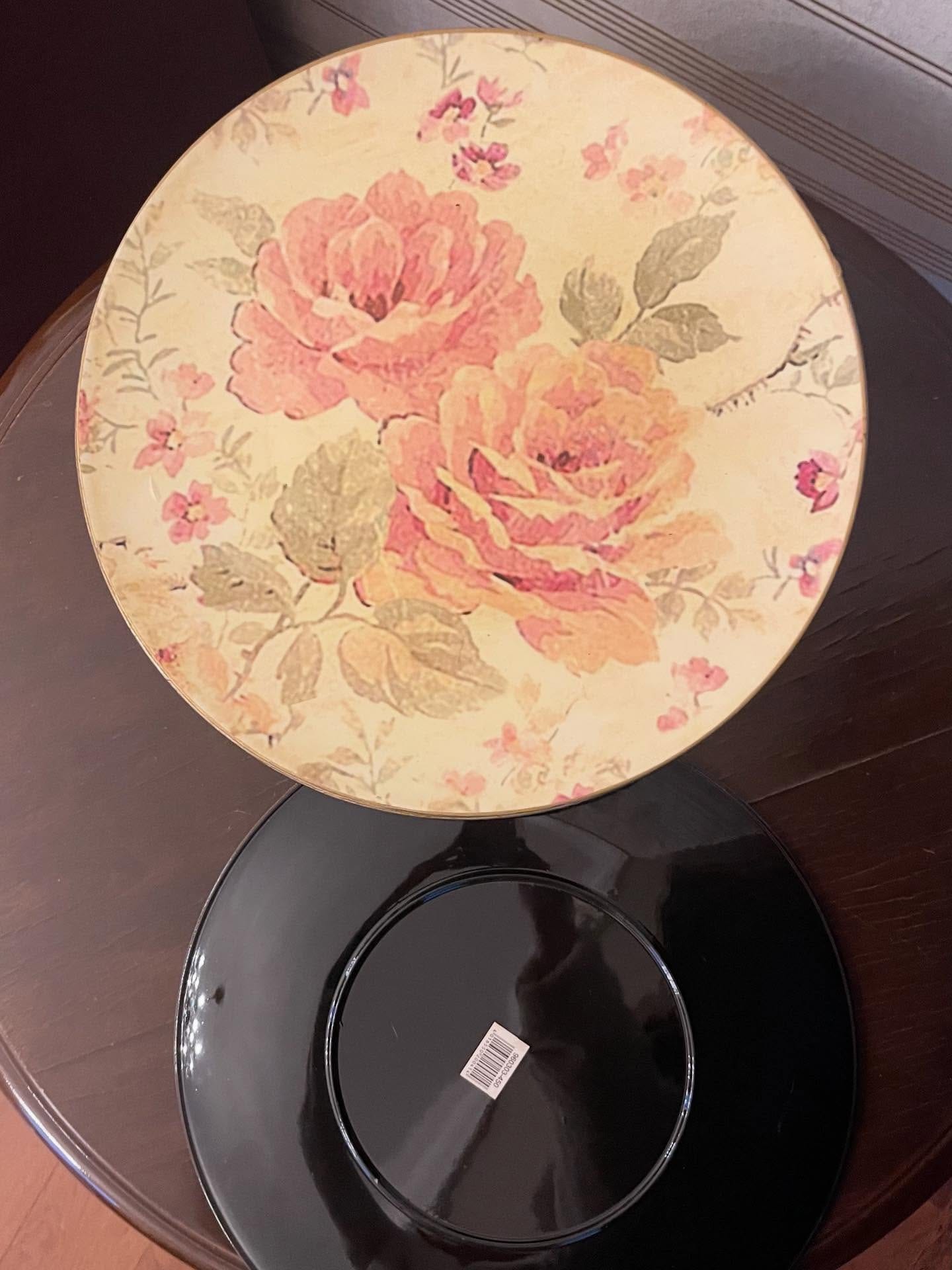 Vintage charger plates