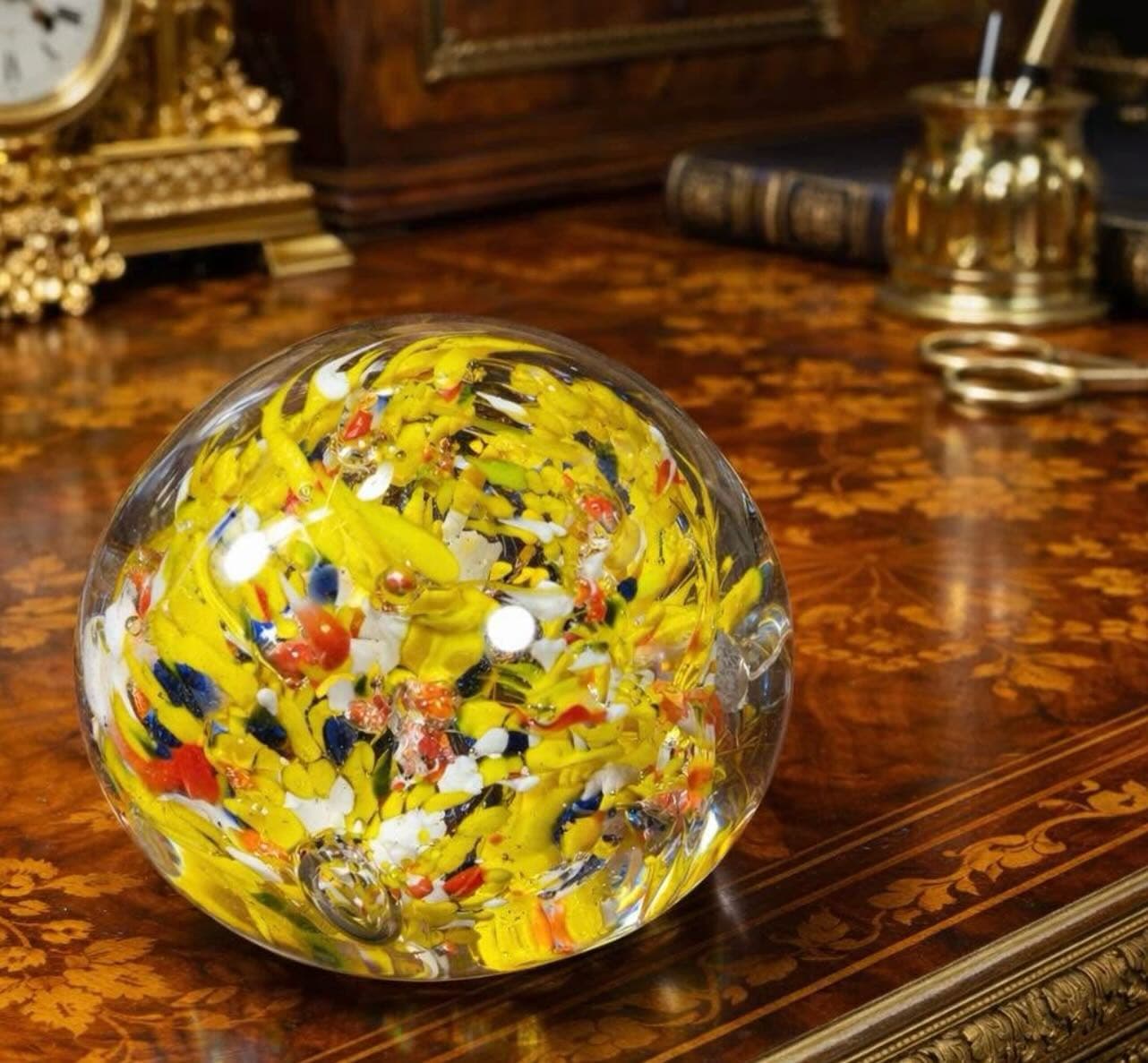 Murano paperweight piece
