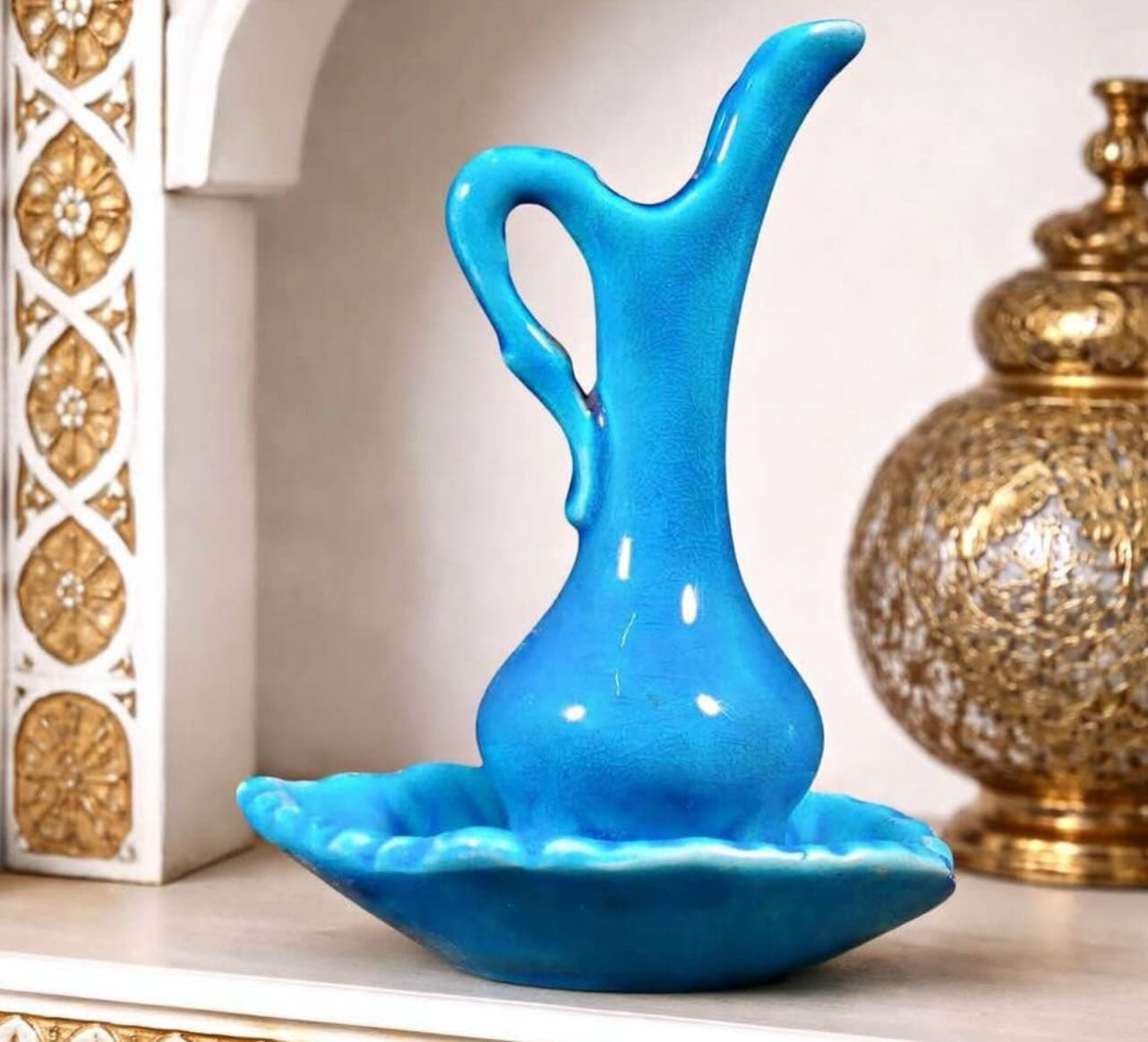 Turquoise dallah set