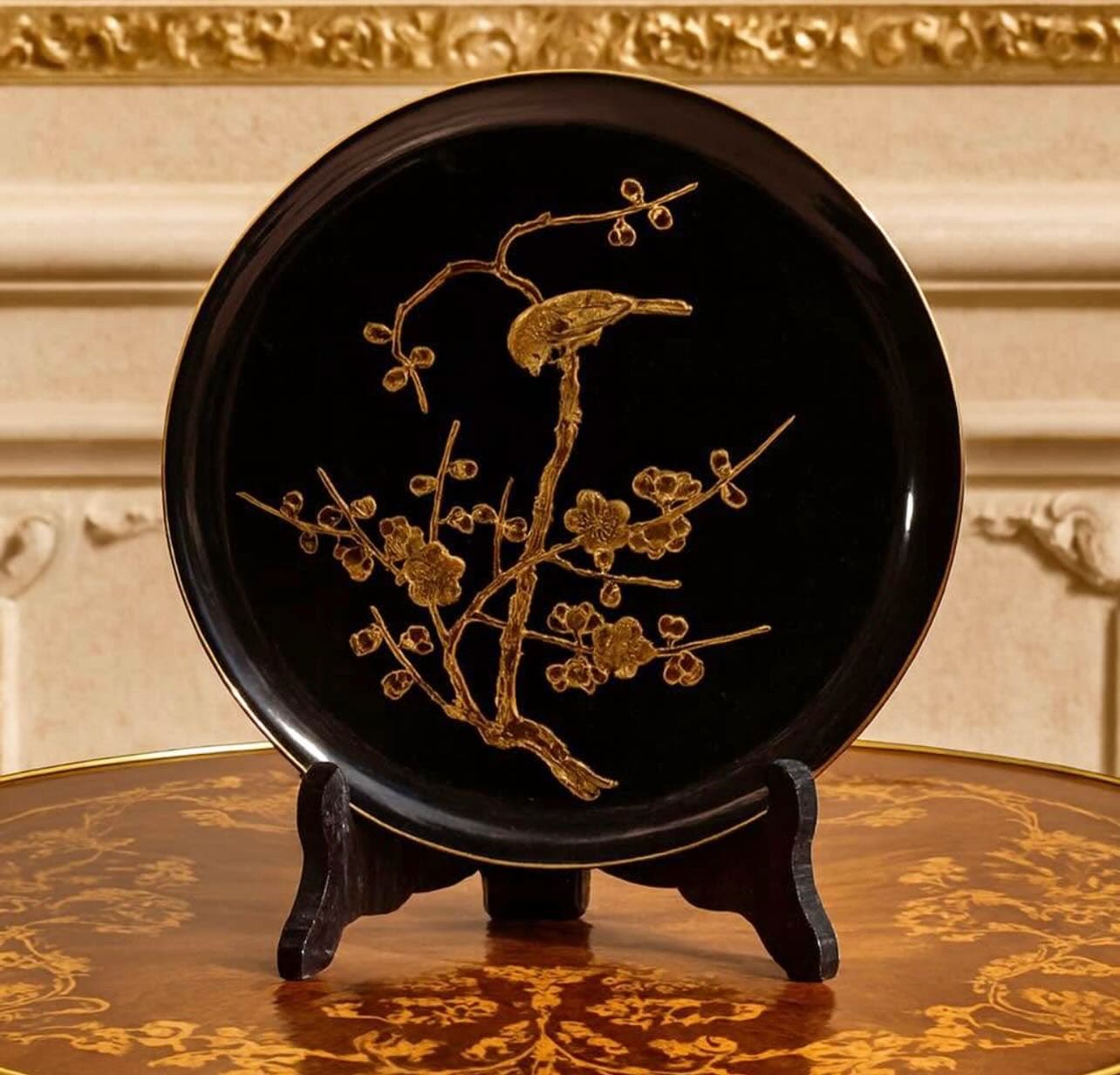 Japanese lacquer plate